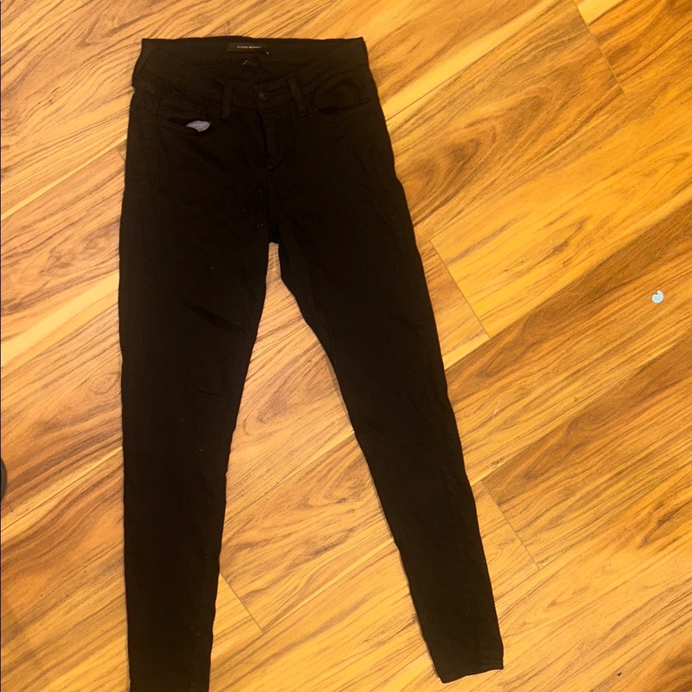 Flying monkey Low rise Black Skinny low pants size 27 - Picture 1 of 3